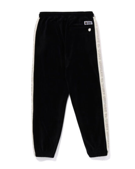 Metal Logo Pin Velour Pants