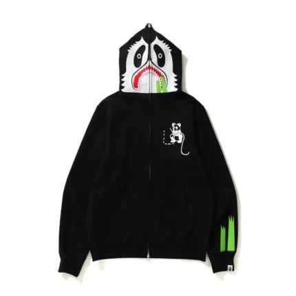 Full Zip Up Camo Ape Bape Panda Hoodie